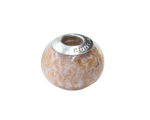 Load image into Gallery viewer, Pink and Light Orange Murano Glass Charm
