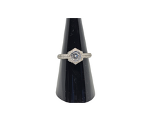 Load image into Gallery viewer, Cubic Zirconia Halo Ring
