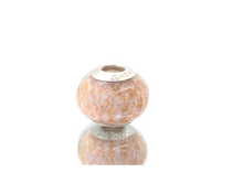 Load image into Gallery viewer, Pink and Light Orange Murano Glass Charm
