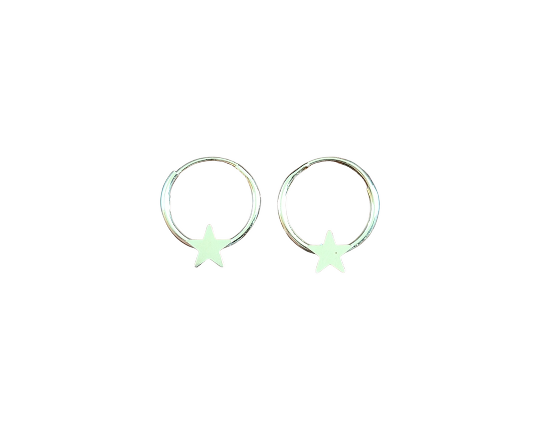 Yellow Gold Hoop Earrings