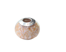 Load image into Gallery viewer, Pink and Light Orange Murano Glass Charm
