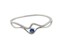 Load image into Gallery viewer, Blue Sapphire Bangle Bracelet
