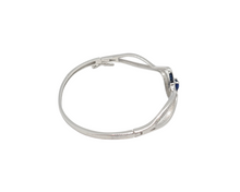 Load image into Gallery viewer, Blue Sapphire Bangle Bracelet
