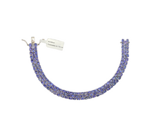 Load image into Gallery viewer, Sterling Silver with Tanzanite Bracelet
