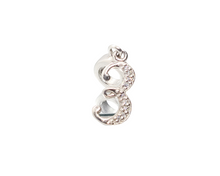 Load image into Gallery viewer, Lucky Number &quot;3&quot; Zirconia Charms
