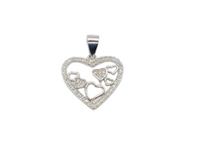 Charger l&#39;image dans la galerie, Sterling Silver Heart Pendant
