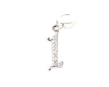 Load image into Gallery viewer, Lucky Number &quot;1&quot; Zirconia Charms
