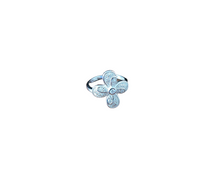 Load image into Gallery viewer, Sterling Silver Flower Ring
