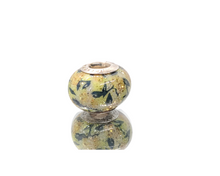 Load image into Gallery viewer, Plant Print Murano Glass Charm
