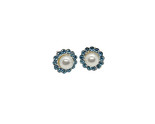 Load image into Gallery viewer, Swarovski Pearl &quot;March - Aquamarine&quot; Birthstone 
