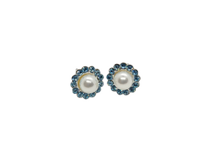 Swarovski Pearl "March - Aquamarine" Birthstone 