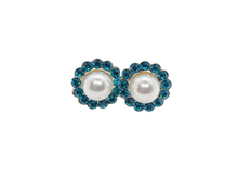 Load image into Gallery viewer, Swarovski Pearl &quot;March - Aquamarine&quot; Birthstone 
