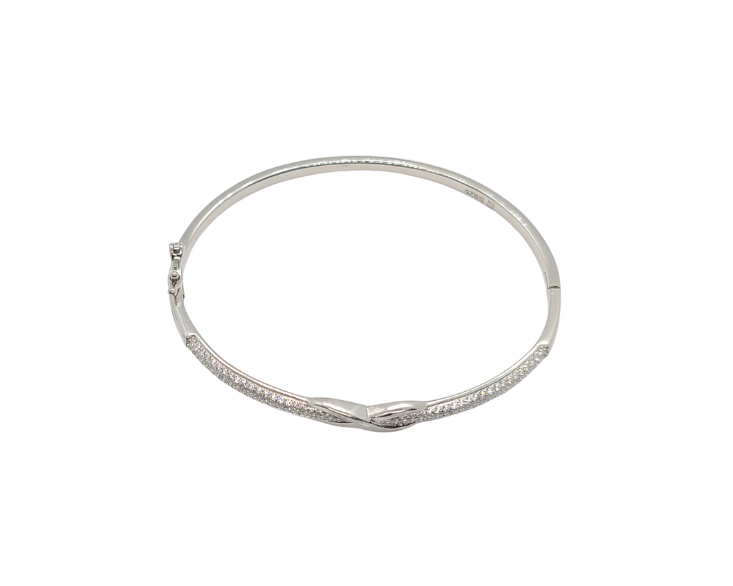 Sterling Silver Cubic Zirconia Bracelet