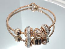 Load image into Gallery viewer, Snake Chain Bracelet Set (Rose Gold-Plated)
