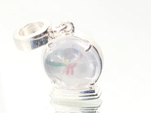 Snowman Glass Charm