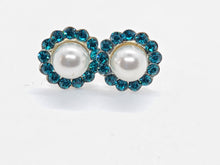 Load image into Gallery viewer, Swarovski Pearl &quot;March - Aquamarine&quot; Birthstone 
