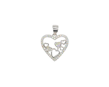 Charger l&#39;image dans la galerie, Sterling Silver Heart Pendant
