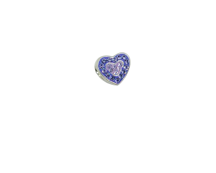 Blue Heart Charm