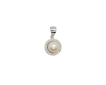 Load image into Gallery viewer, Pearl Pendant with Stone
