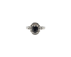 Sterling Silver Sapphire Stone Ring