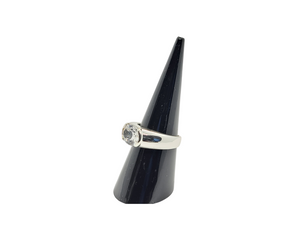 Cubic Zirconia Oval Stone Ring