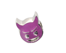 Load image into Gallery viewer, Purple Devil Emoji Charm
