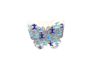 Butterfly Puzzle Charm