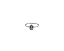 Load image into Gallery viewer, Sterling Silver Quartz (Mystic) Stone Ring
