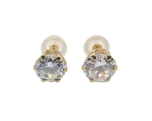 Load image into Gallery viewer, 10K Yellow Gold Diamond Cluster Earrings
