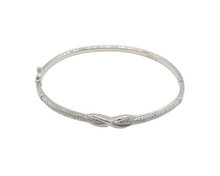 Charger l&#39;image dans la galerie, Sterling Silver Cubic Zirconia Bracelet
