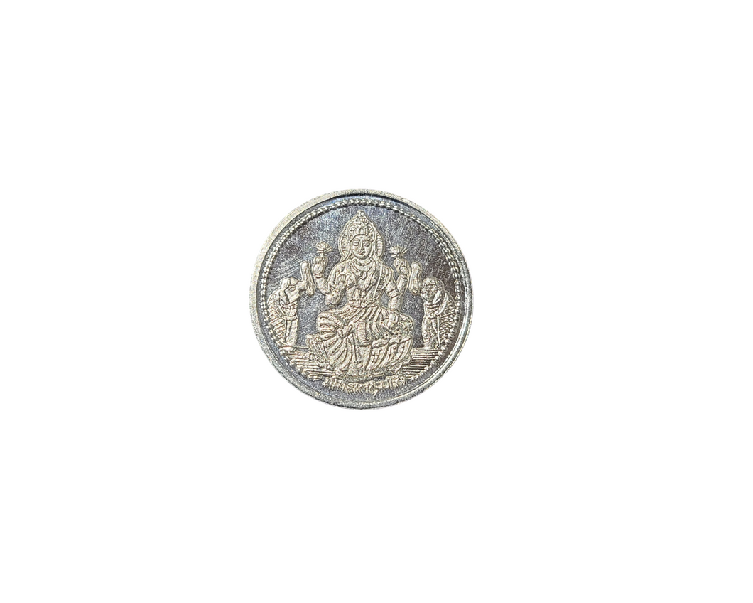 999 Silver Purity Coin Lakshmi 10 Grams