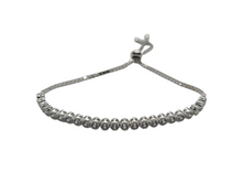 Load image into Gallery viewer, Sparkling Slider Tennis Bracelet
