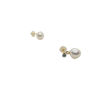 Load image into Gallery viewer, 14K Yellow Gold Freshwater Cultured Pearl Stud Earrings
