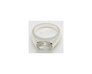 Cubic Zirconia Oval Stone Ring