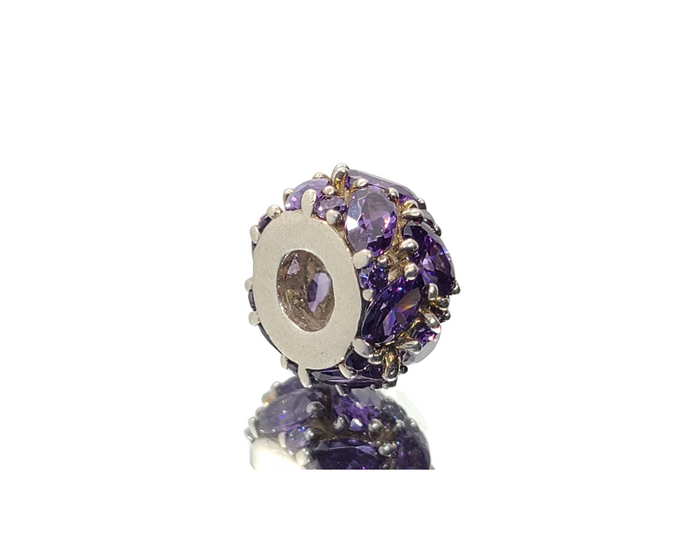 Purple Oval Lights Charm