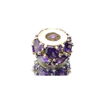 Load image into Gallery viewer, Purple Oval Lights Charm
