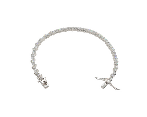 Sterling Silver Zirconia Tennis Bracelet