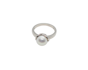 Sterling Silver Pearl ring