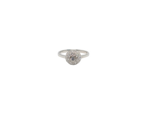 Sterling Silver Cubic Zirconia Ring