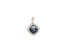 Load image into Gallery viewer, Sterling Silver Diamond Shape Pendant
