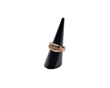 Load image into Gallery viewer, Sterling Silver Rose Gold Two-Way Ring
