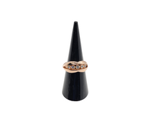 Load image into Gallery viewer, Sterling Silver Rose Gold Two-Way Ring
