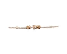 Load image into Gallery viewer, Sterling Silver with Rose Gold, Tennis Bracelet
