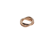 Load image into Gallery viewer, Sterling Silver Rose Gold Two-Way Ring
