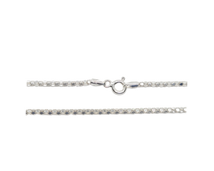 925 Sterling Silver Round Box Chain 