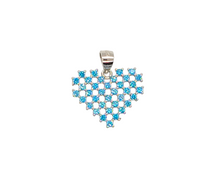 Load image into Gallery viewer, Blue Heart Pendant
