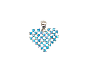 Blue Heart Pendant