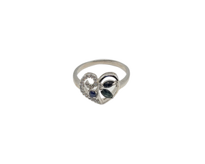 Sterling Silver Sapphire Stone Ring