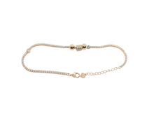 Charger l&#39;image dans la galerie, Sterling Silver with Rose Gold, Tennis Bracelet
