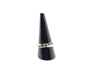 Sterling Silver Infinity Sapphire Stone Ring